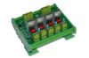 Picture of 4 Channel DIN RAIL Ac Programmable Light SSR Dimmer Module Controller Board Arduino Raspberry Compatible 50/60hz