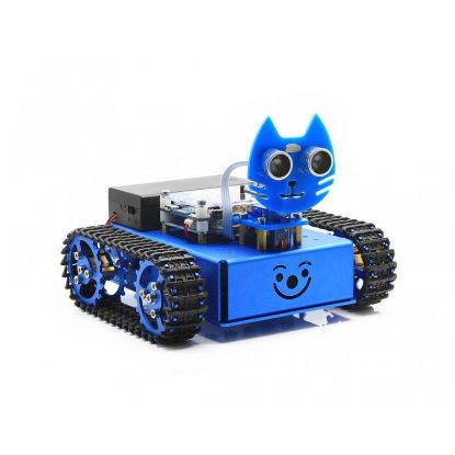 Picture of KitiBot, Starter Robot, Graphical Programming, Tracked Version  for STEAM education, comes with graphical programming software for KIDS