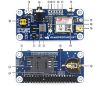 Picture of GSM/GPRS/GNSS/Bluetooth HAT for Raspberry Pi Based on SIM868 Supports SMS, phone call, GPRS, DTMF, HTTP, FTP, MMS, email, etc.