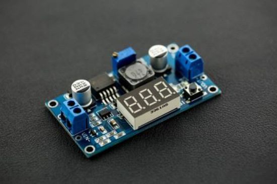 Picture of 20W Adjustable DC-DC Buck Converter with Digital Display