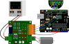 Picture of PWM 15A Single DC Motor LM2575  Driver with UVLO