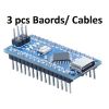 Picture of 3 pcs ATMEGA328P CH340 16Mhz USB C port for Arduino Nano V3 with USB C cable USA