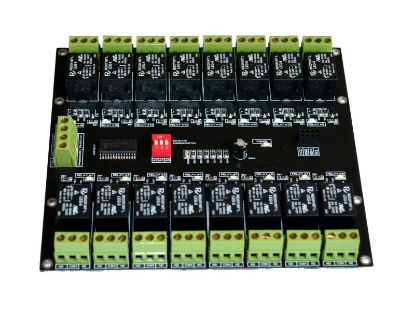 Picture of 16 Channel I2C Relay Electromagnetic 3.3V 5.0V Smart Home Assistant ESP32 ESP826 Chip is pcf8575