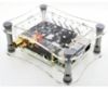 Picture of ACRYLIC CASE FOR RPI 4 + DIGIONE > Clear Case with Grey Standoffs