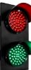 Picture of 100mm Led RED/Green Traffic Signal Light Aluminum Case 45pcs LED per Color. 85-265V AC. Water Resistance Great for American Standard Voltage. Waterproof MTBF: 80000 Hours. IP Rate: IP65