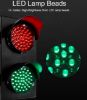 Picture of 100mm Led RED/Green Traffic Signal Light Aluminum Case 45pcs LED per Color. 85-265V AC. Water Resistance Great for American Standard Voltage. Waterproof MTBF: 80000 Hours. IP Rate: IP65