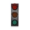 Picture of 100mm Led RED/Amber/Green Traffic Signal Light Aluminum Case 45pcs LED per Color