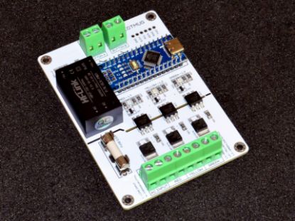 Picture of 3ch Light Controller Sequencer AC Voltage Solid Sate Relay SSR 100V-240VAC 50HZ-60HZ 3 Channel RYG Built-in Indicator