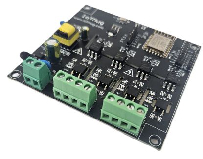 Picture of 4 Ch Traffic Light Controller Sequencer 4 Channel Quite Works 90-240V Ac - Expandable - Control Over WiFi - Unlimted Modes 50/60Hz - Each Ch 4A