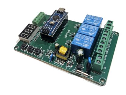 Picture of 3 Channel EMR Light Controller 2 Button 99+ Modes (Arduino-Based) 